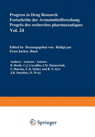 Książka Progress in Drug Research / Fortschritte der Arzneimittelforschung / Progres des recherches pharmaceutiques UCKER