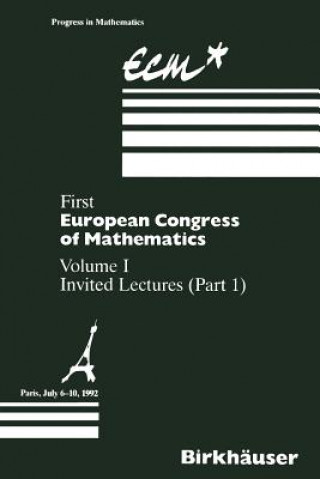 Könyv First European Congress of Mathematics Anthony Joseph