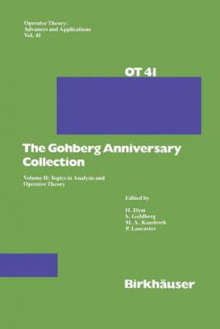 Kniha Gohberg Anniversary Collection Seymour Goldberg