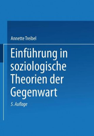 Book Einf hrung in Soziologische Theorien Der Gegenwart Annette Treibel