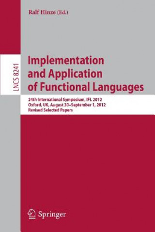 Buch Implementation and Application of Functional Languages Ralf Hinze