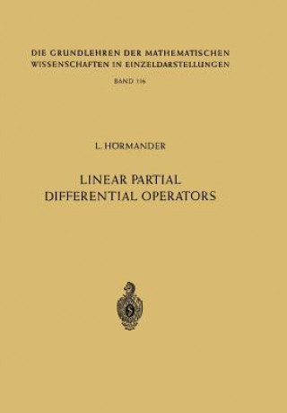 Buch Linear Partial Differential Operators Lars Hörmander