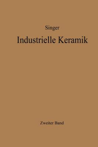 Kniha Industrielle Keramik Felix Singer