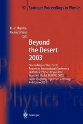 Kniha Beyond the Desert 2003 Hans-Volker Klapdor-Kleingrothaus