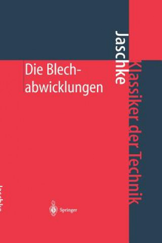 Kniha Die Blechabwicklungen Johann Jaschke
