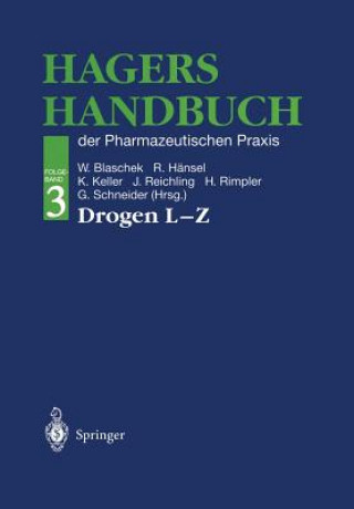 Carte Hagers Handbuch Der Pharmazeutischen Praxis Wolfgang Blaschek
