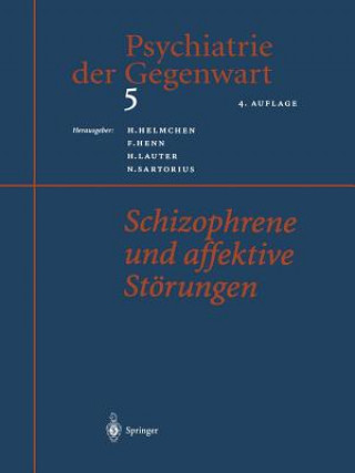 Książka Psychiatrie Der Gegenwart 5 H. Helmchen