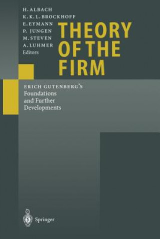 Książka Theory of the Firm H. Albach