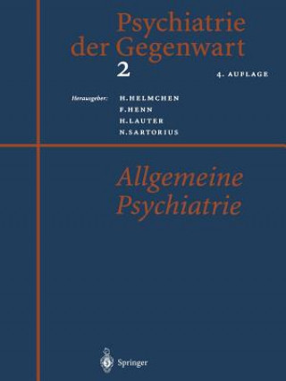 Kniha Psychiatrie Der Gegenwart 2 Hanfried Helmchen