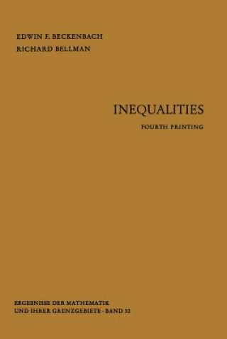 Livre Inequalities, 1 Edwin F. Beckenbach