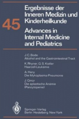 Książka Ergebnisse der Inneren Medizin und Kinderheilkunde / Advances in Internal Medicine and Pediatrics 