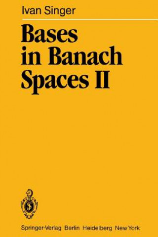 Könyv Bases in Banach Spaces II, 1 Ivan Singer