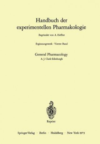 Kniha General Pharmacology Alfred J. Clark