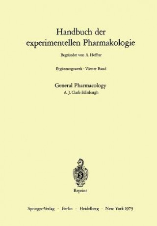 Knjiga General Pharmacology Alfred J. Clark