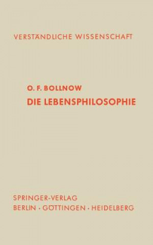 Könyv Lebensphilosophie O.F. Bollnow