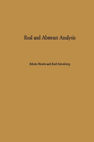 Libro Real and Abstract Analysis, 1 E. Hewitt