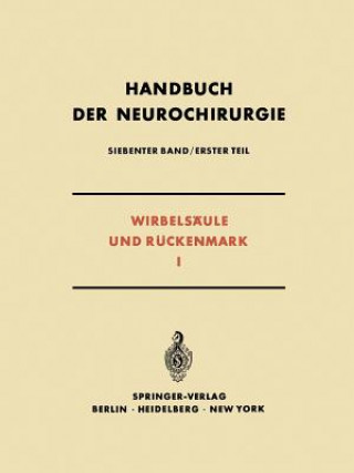 Kniha Wirbelsaule Und Ruckenmark I Walter Bischof