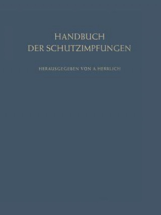 Buch Handbuch Der Schutzimpfungen Albert Herrlich