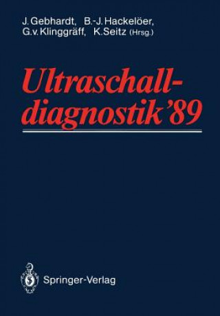 Książka Ultraschall-Diagnostik '89 J. Gebhardt