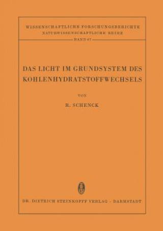 Kniha Das Licht Im Grundsystem Des Kohlenhydratstoffwechsels Rudolf Schenck
