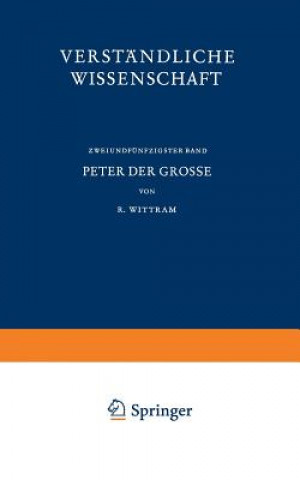 Carte Peter Der Grosse Reinhard Wittram