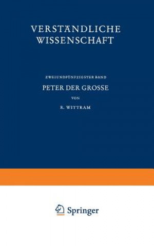 Kniha Peter Der Grosse Reinhard Wittram