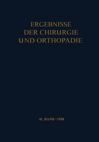 Carte Ergebnisse Der Chirurgie Und Orthopadie A. Brunner