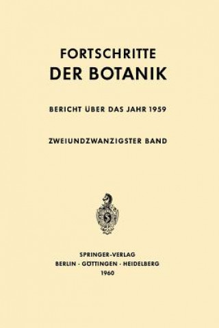 Kniha Bericht UEber Das Jahr 1959 