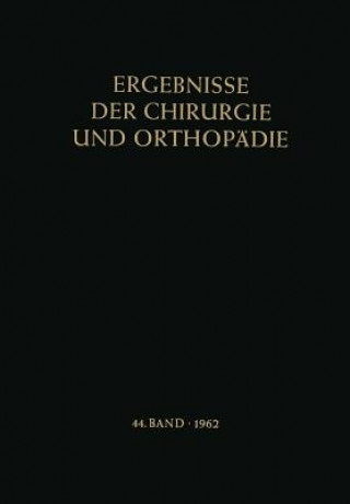 Kniha Ergebnisse Der Chirurgie Und Orthopadie 