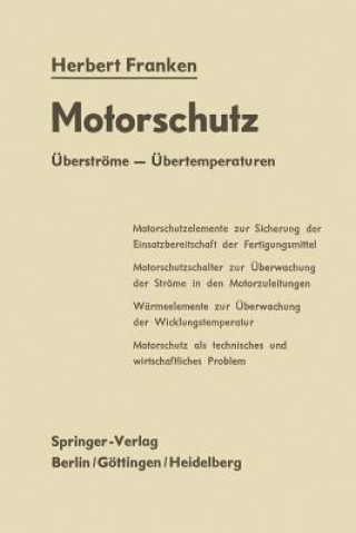 Książka Motorschutz Herbert Franken