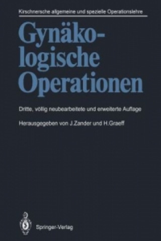 Könyv Gynakologische Operationen J. Zander