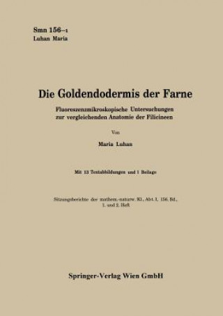 Könyv Die Goldendodermis Der Farne Maria Luhan
