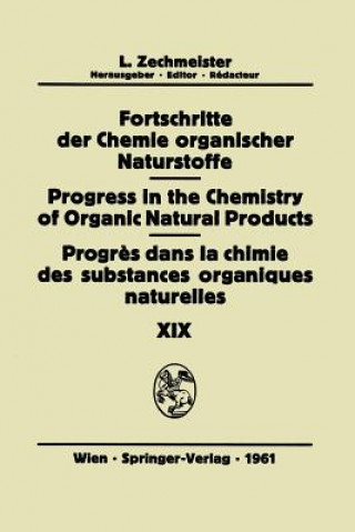 Carte Fortschritte der Chemie Organischer Naturstoffe / Progress in the Chemistry of Organic Natural Products / Progres dans la Chimie des Substances Organi D.H.R. Barton