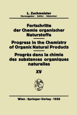 Carte Fortschritte der Chemie Organischer Naturstoffe / Progress in the Chemistry of Organic Natural Products / Progres dans la Chimie des Substances Organi J.L. Hartwell