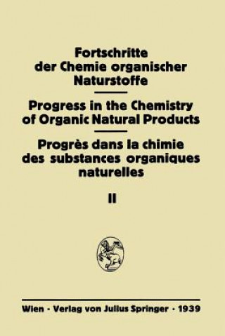 Książka Fortschritte der Chemie Organischer Naturstoffe Y. Asahina