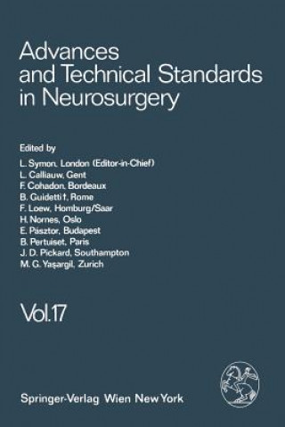 Könyv Advances and Technical Standards in Neurosurgery 