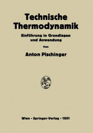 Kniha Technische Thermodynamik Anton Pischinger