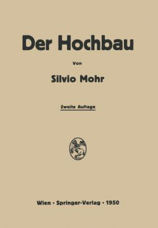 Buch Der Hochbau Silvio Mohr