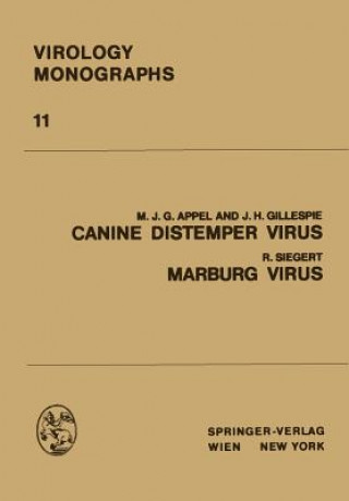 Könyv Canine Distemper Virus M.J.G. Appel