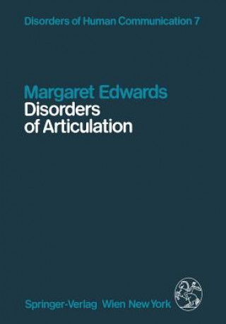Kniha Disorders of Articulation Margaret Edwards