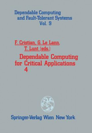 Könyv Dependable Computing for Critical Applications 4 Flaviu Cristian