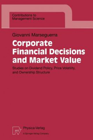 Kniha Corporate Financial Decisions and Market Value Giovanni Marseguerra