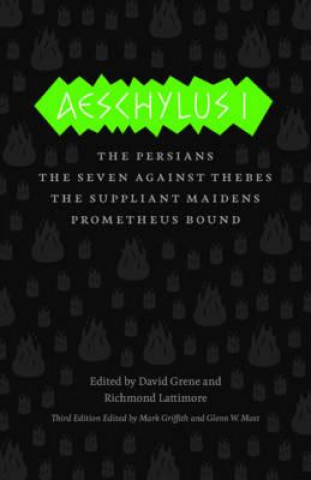 Könyv Aeschylus I David Grene