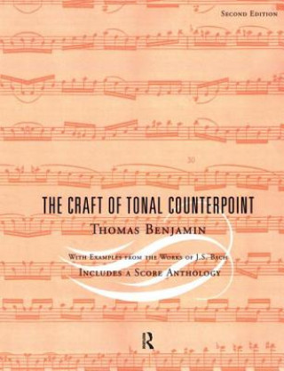 Carte Craft of Tonal Counterpoint Thomas Benjamin