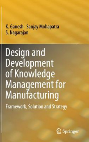 Carte Design and Development of Knowledge Management for Manufacturing K. Ganesh