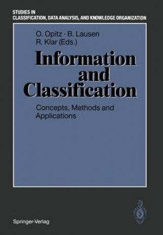 Könyv Information and Classification Otto Opitz