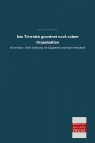 Kniha Das Tierreich geordnet nach seiner Organisation. Tl.1/1 Friedrich S. Voigt