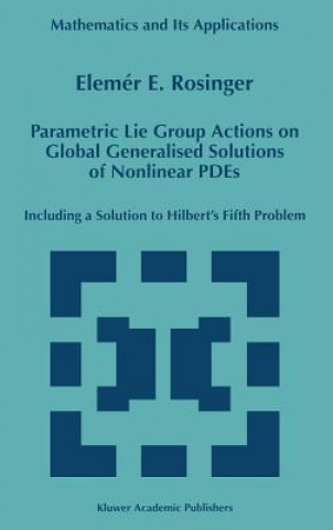 Könyv Parametric Lie Group Actions on Global Generalised Solutions of Nonlinear PDEs Elemer E. Rosinger