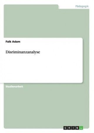 Libro Disriminanzanalyse Falk Adam