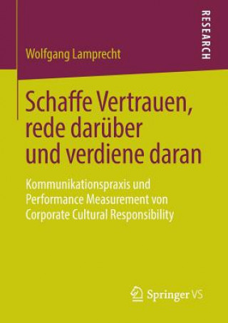 Buch Schaffe Vertrauen, Rede Darï¿½ber Und Verdiene Daran Wolfgang Lamprecht